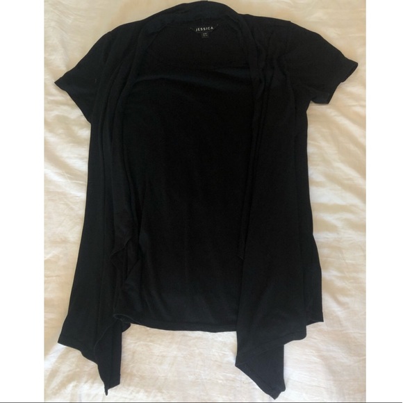 Jessica black top and cardigan 2 in 1 - Picture 1 of 3
